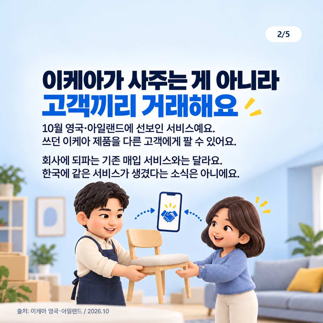 회사의 직접 매입과 고객끼리 거래하는 플랫폼의 차이