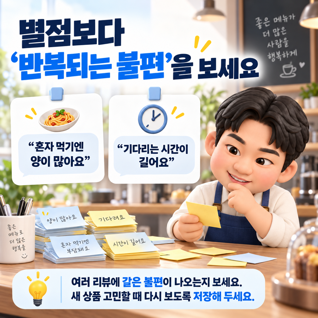 별점보다 ‘반복되는 불편’을 보세요
